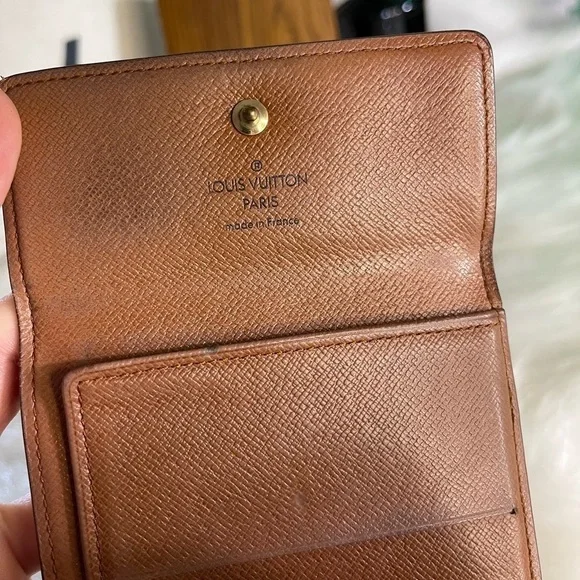 AUTHENTIC LOUIS VUITTON MONOGRAM PORTEFEIULLE ELISE TRIFOLD WALLET
